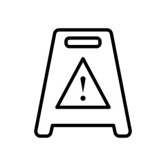 Hazard Sign Health Safety Environment Outline Illustration