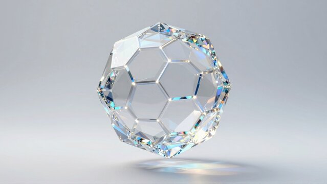 Pure crystal of hexagonal symmetry