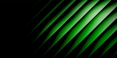 Dark green neon gradient ribbed glass. Vector ribbed glass texture background. Mesh gradient. acrylic ribbed bath surface. Reeded glass background semitransparent overlay. Bath wall window © wahyu