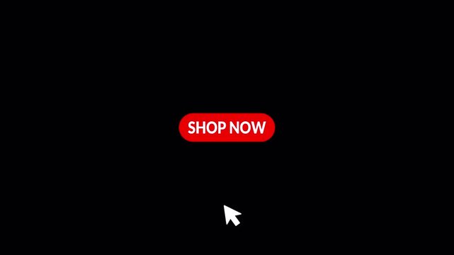 Shop now button with shopping cart icon on a transparent background. Shop now button invites immediate browsing. call to action button of shop now for, ecommerce, online shopping, with alpha channel .
