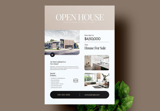 Real Estate Flyer Layout