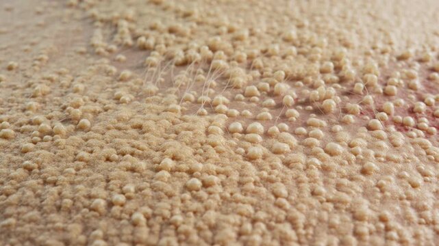 Closeup Carpet Texture with Stain.