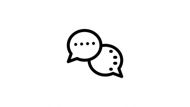 comment animated icon