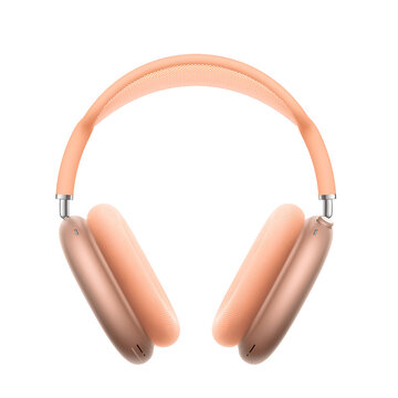 Rose Gold Orange Air Pods Max Headphones Ear Protector