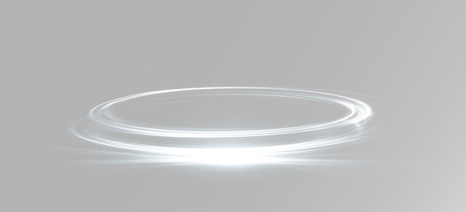 Abstract light ring overlay on contrasting black and white backgrounds, creating a dynamic visual effect for creative design projects and artistic compositions overlay higt-speed png © Alehandro