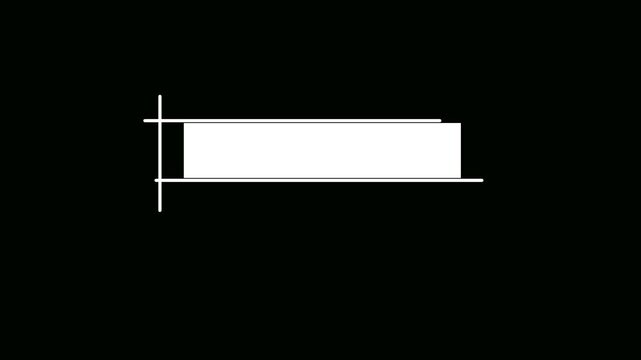 Modern lower third left and right movement,  black screen lower third, lower third wave animation, transparent background, Simple and clean lower third from a line and vanishes in alpha channel