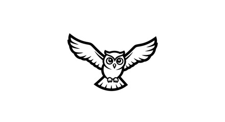 Obraz premium Black dragon emblem inside a circle illustration on a white background