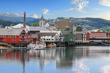  Harbour in the Norwegian town Levanger