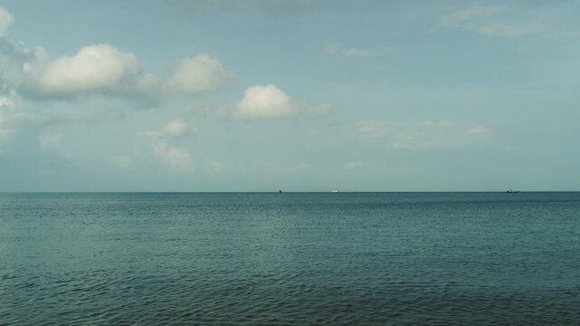 Morning calm beah on Lipa Noi. Koh Samui. Thailand.