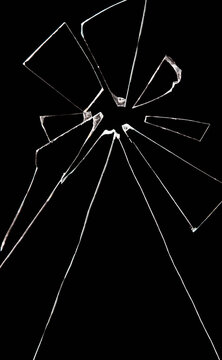 broken cell phone screen, mobile phone, handy, black background, broken glass, vertical portrait format 