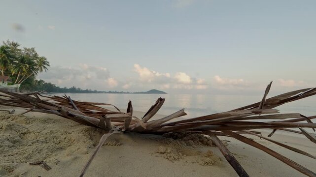 Morning calm beah on Lipa Noi. Koh Samui. Thailand.