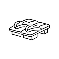 下駄をモチーフにしたアイコン