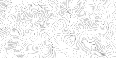 Topographic map background geographic line map with elevation assignments. Modern design with White background with topographic wavy pattern design.Abstract bacground. Vector illustration  © NAZMA