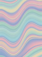 Abstract pastel wave pattern background seamless design for creative projects