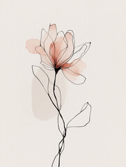 tło kartka  happy birthday simple flower