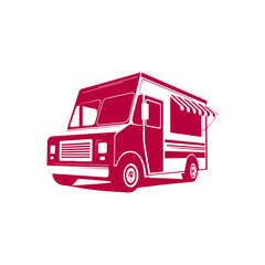 Brightly colored food truck showcasing vibrant design