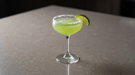 Classic green margarita for Cinco de Mayo celebration