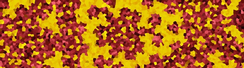 abstract background of red and yellow squares, digitally painted, in grunge style