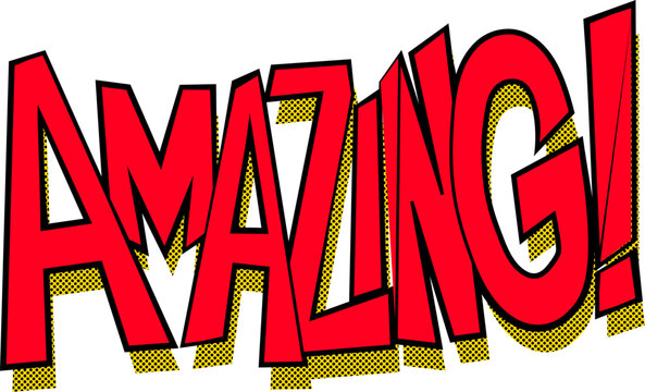 Amazing thought bubble comic strip style, cartoon, action bubble, balloon, dream, svg, text, word