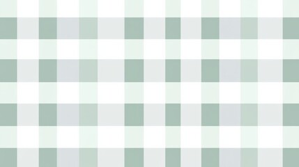 Soft mint grey and white gingham checkered pattern for nursery decor and spring design projects