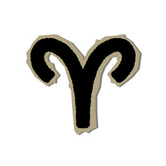 Zodiac Symbol Scrapbook Cut Out 