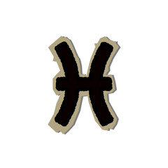 Zodiac Symbol Scrapbook Cut Out 