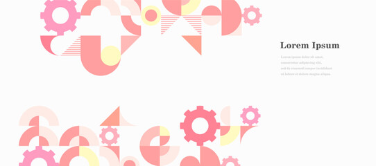 幾何学 抽象 サークル 歯車 テクノロジー 背景