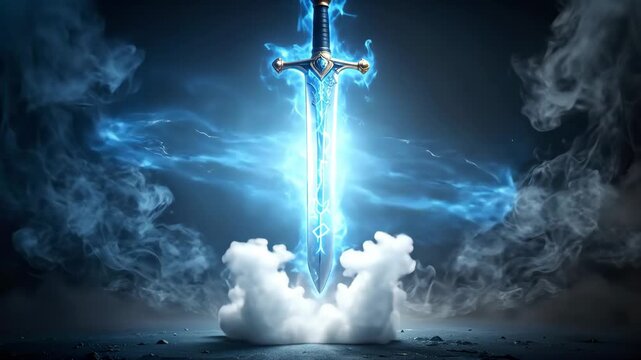 Epic Sword of Power - A Symbol of Strength and Magic.