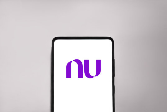 Nubank logo on a smartphone screen. Link&ouml;ping, &Ouml;sterg&ouml;tland, Sweden 02-26-2026.