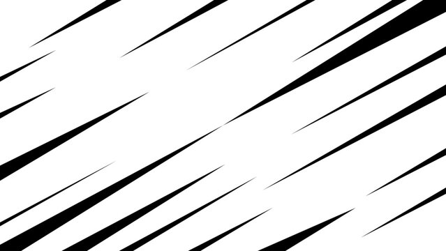 Abstract diagonal speed lines in black and white. Dynamic vector background inspired by manga motion and action energy. Minimal modern design for posters, covers, banners and digital graphics.