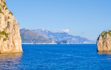 Isola di Capri (Campania, Italy) - The beautiful Capri island in the Naples gulf with awesome natural attractions. Here in particular with a typical landmark.