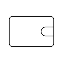 Simple wallet icon