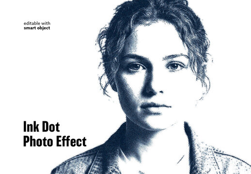 Ink Dot Photo Effect