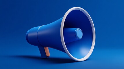 A megaphone against a bright background conveys dependability, trust, and professional authority.