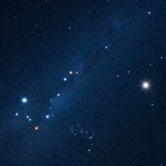 Orion Constellation - A Celestial Tapestry of Stars and Nebulae.