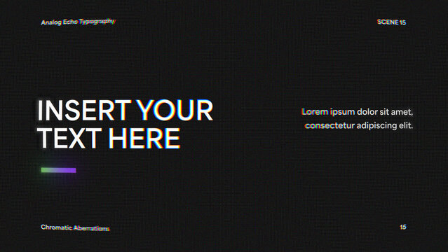 VHS Echo Light Title | Control Panels