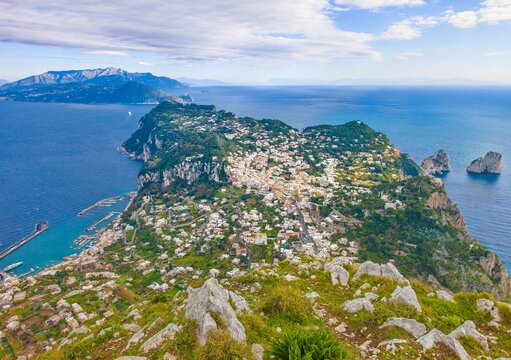 Isola di Capri (Campania, Italy) - The beautiful Capri island in the Naples gulf with awesome natural attractions. Here in particular with a typical landmark.