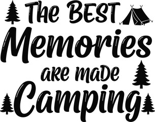 Fototapeta premium Camping scene with tents and trees creating best memories outdoors from a scenic viewpoint