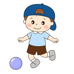 boy with ball