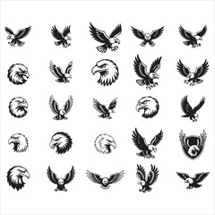 Fototapeta premium Eagle SVG Bundle 