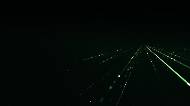 Data transmission - fast internet connection at the speed of light and digital communication, fiber optics, technological innovation, high-speed network, IT, FTTH, cyberspace, broadband internet, blue