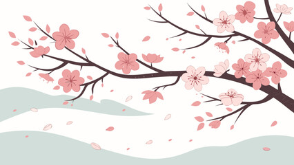 Fototapeta premium cherry blossom branch
