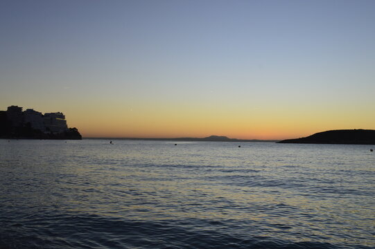 P&ocirc;r do sol na Ilha de Mallorca na Espanha