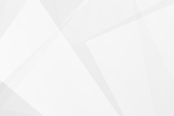 Obraz premium Minimal white and grey geometric background with polygons and gradients, vector EPS 10.