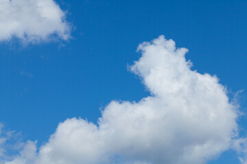 Sunny sky with clouds