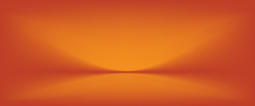 Abstract smooth Orange background layout design,studio,room, web template ,Business report with smooth circle gradient color