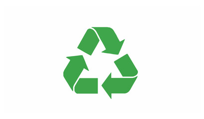 Obraz premium Recycle Symbol Icon Vector – Eco and Sustainability Design