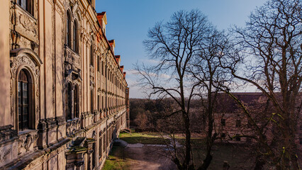 Opactwo cystersów w Lubiążu, widok z lotu ptaka © rozentuzjazmowany