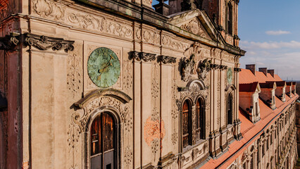 Opactwo cystersów w Lubiążu, widok z lotu ptaka © rozentuzjazmowany