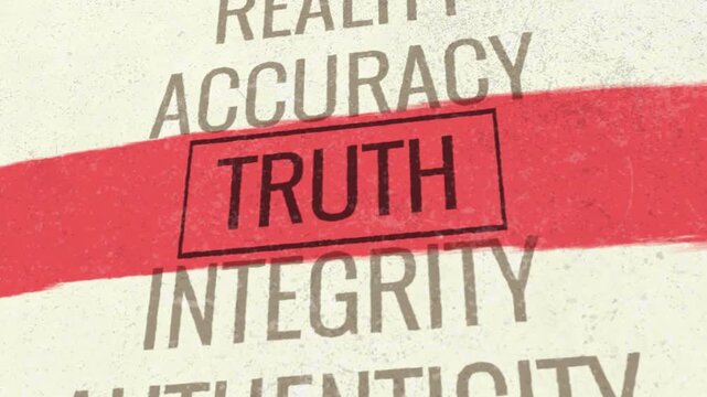 Truth 3D Scrolling Title Animation